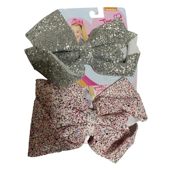 Jojo Siwa Hair Bows Tote Bags Patches Lot of 15 Unicorn Foil Glitter Sequins New - Picture 7 of 10